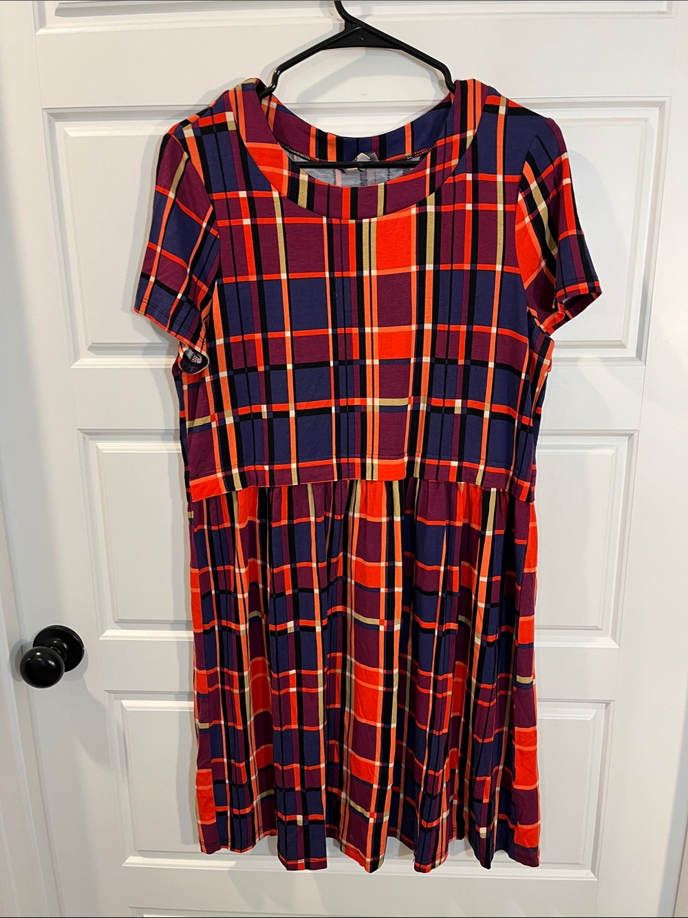 ASOS Dress Check Jersey dress 10 - Picture 2 of 7